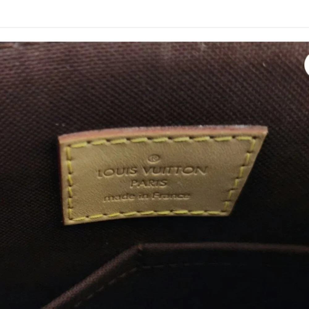 Louis Vuitton Rivoli NV PM Monogram Purse Bag With Tan Accents Authentic - Picture 12 of 16